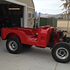 The Red Jeep Progression of Restoration